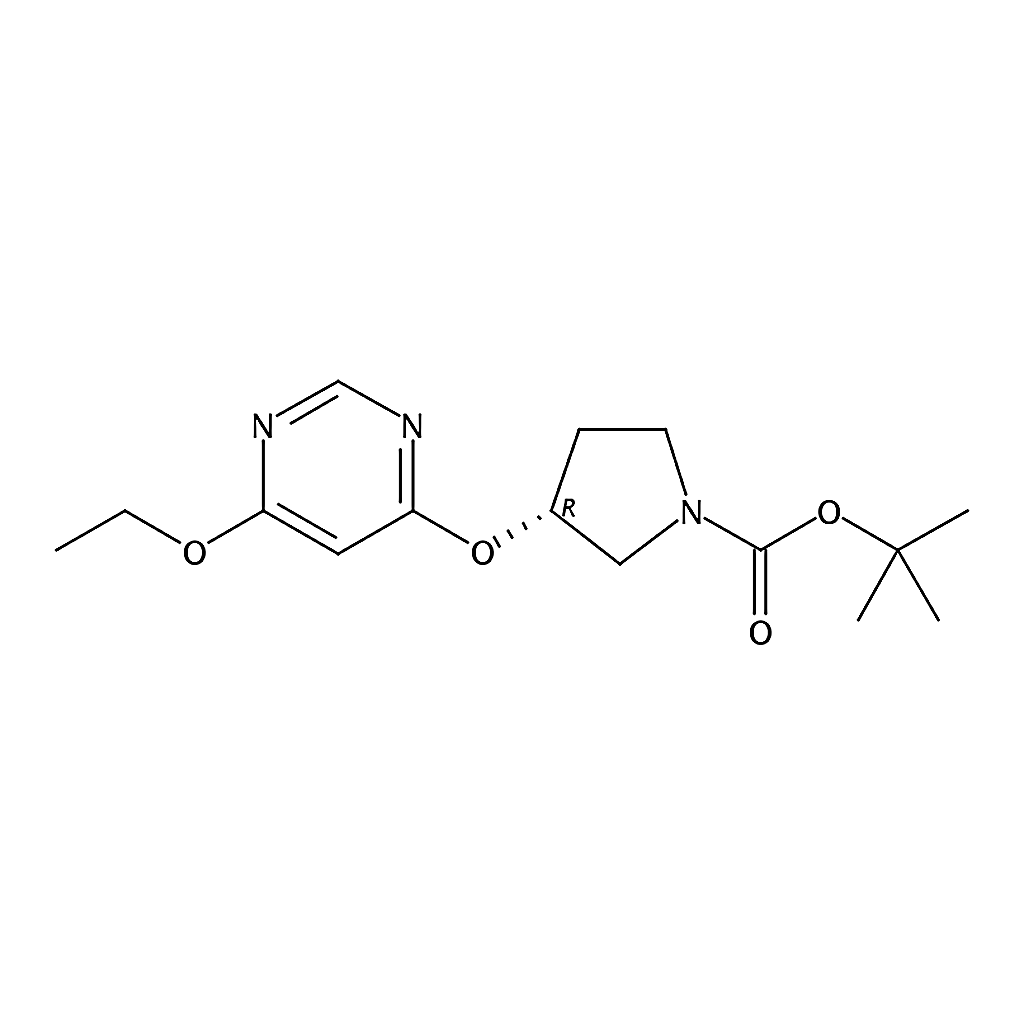 RHAWN (R)-tert-Butyl 3-((6-ethoxypyrimidin-4-yl)oxy)pyrrolidine-1-carboxylate