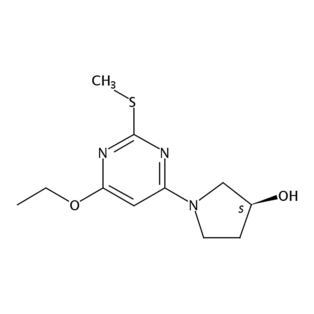 RHAWN (S)-1-(6-Ethoxy-2-(methylthio)pyrimidin-4-yl)pyrrolidin-3-ol