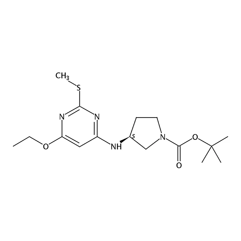 RHAWN (S)-tert-Butyl 3-((6-ethoxy-2-(methylthio)pyrimidin-4-yl)amino)pyrrolidine-1-carboxylate