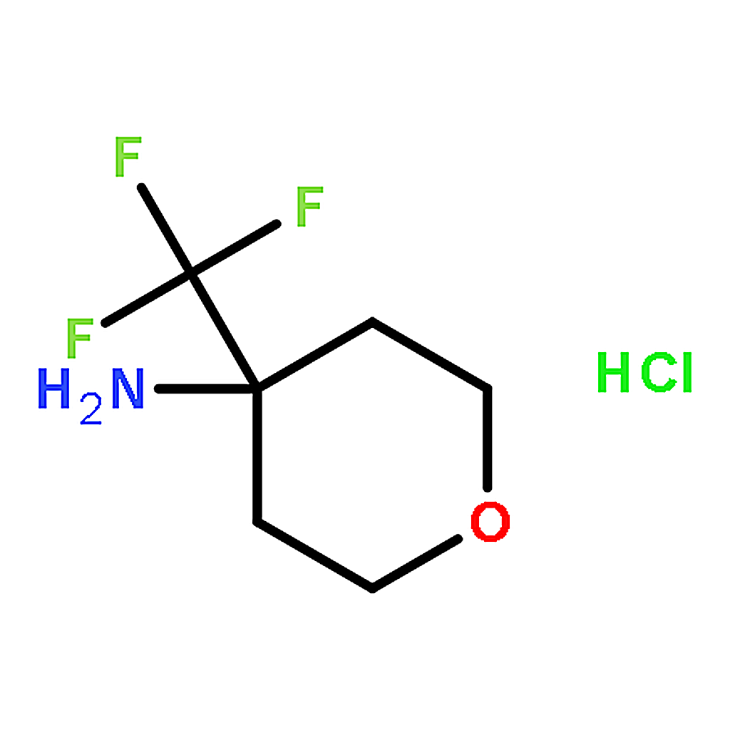 RHAWN 4-(Trifluoromethyl)tetrahydro-2H-pyran-4-amine hydrochloride