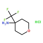 RHAWN 4-(Trifluoromethyl)tetrahydro-2H-pyran-4-amine hydrochloride