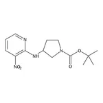 RHAWN tert-Butyl 3-((3-nitropyridin-2-yl)amino)pyrrolidine-1-carboxylate