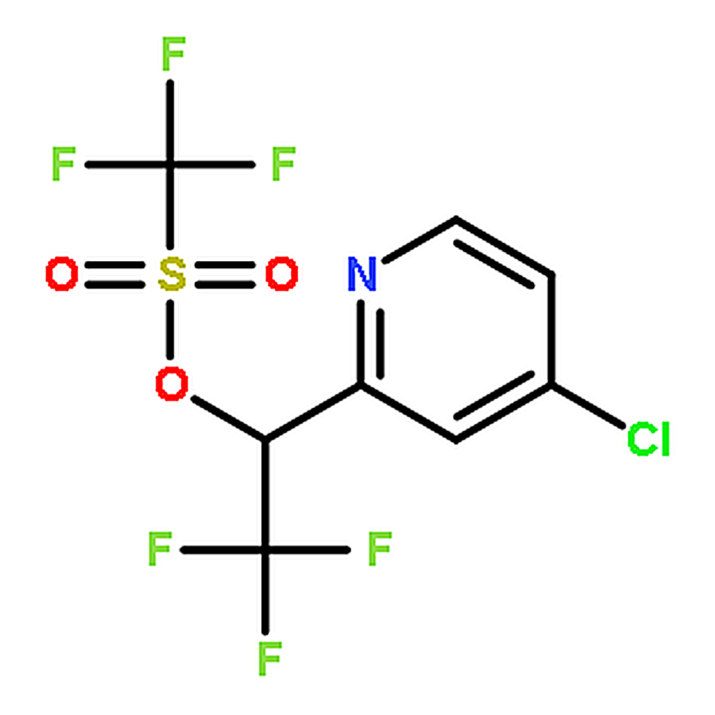 RHAWN 1-(4-Chloropyridin-2-yl)-2,2,2-trifluoroethyl trifluoromethanesulfonate
