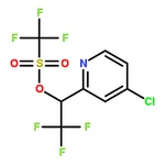 RHAWN 1-(4-Chloropyridin-2-yl)-2,2,2-trifluoroethyl trifluoromethanesulfonate