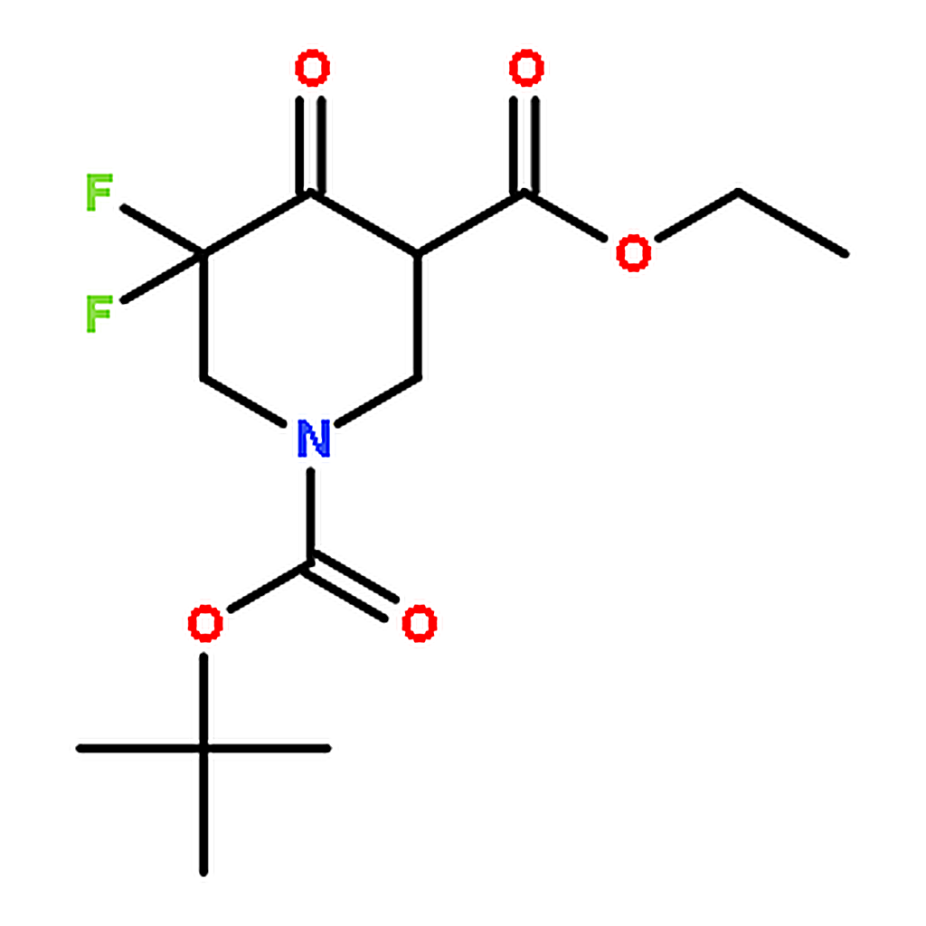 RHAWN 1-tert-Butyl 3-ethyl 5，5-difluoro-4-oxopiperidine-1，3-dicarboxylate