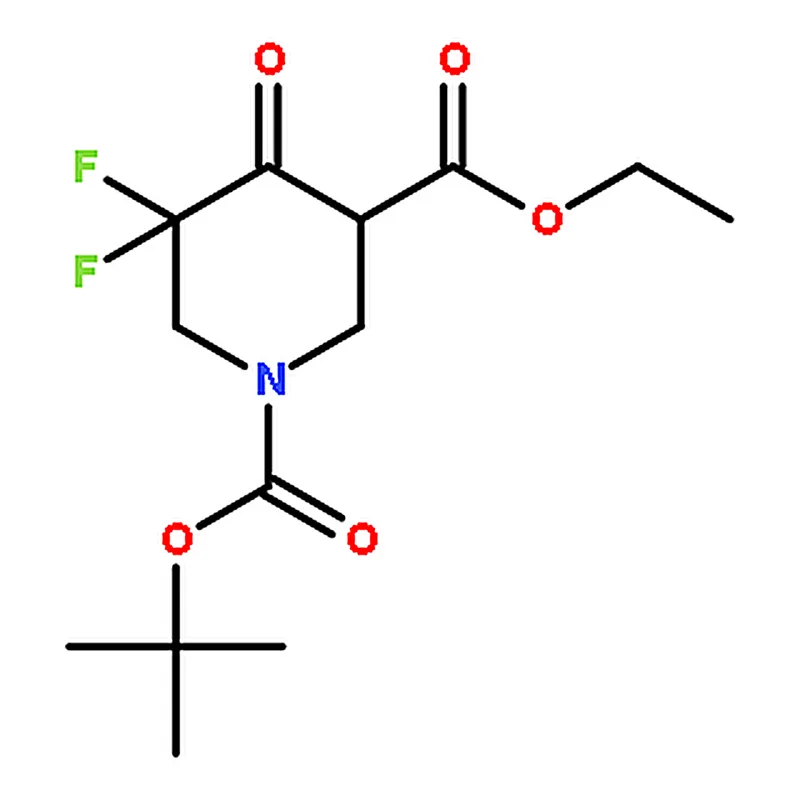RHAWN 1-tert-Butyl 3-ethyl 5,5-difluoro-4-oxopiperidine-1,3-dicarboxylate