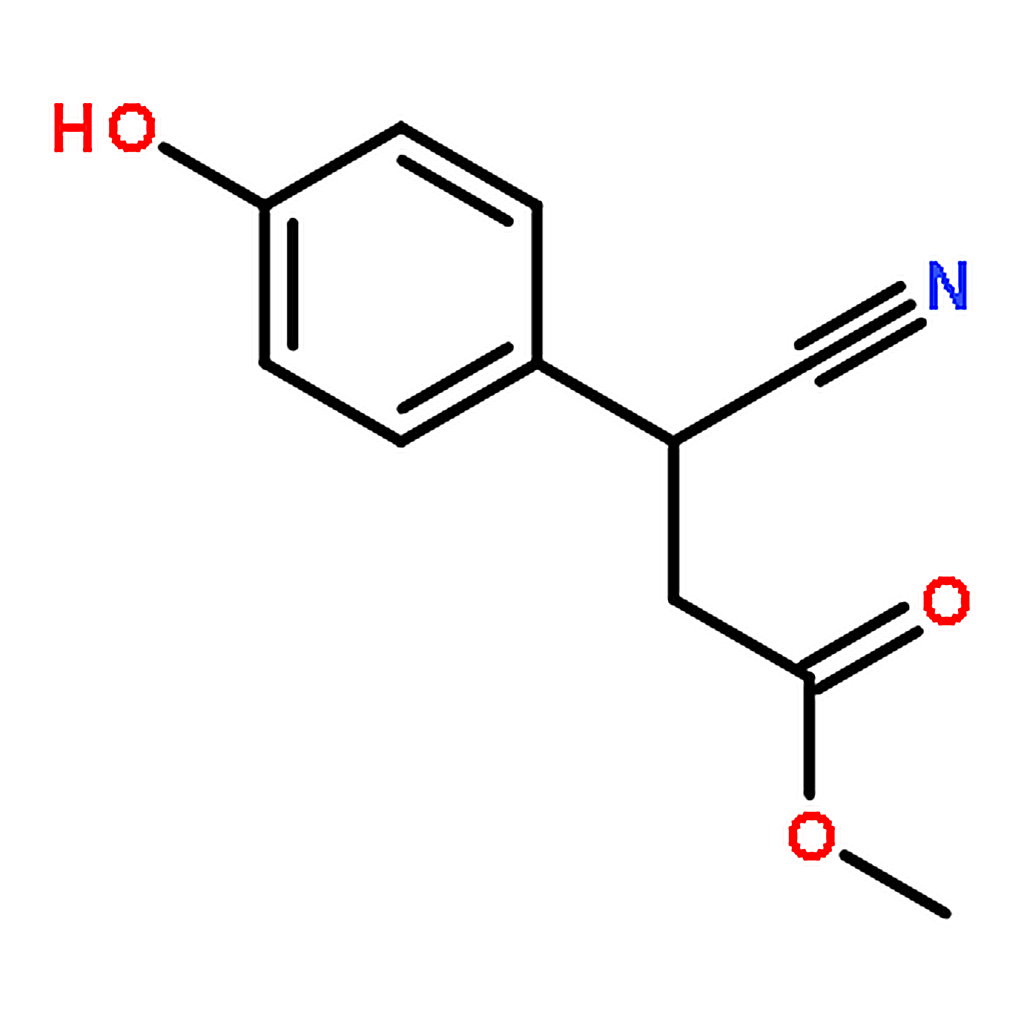 RHAWN Methyl 3-Cyano-3-(4-hydroxyphenyl)propanoate