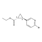 RHAWN rel-Ethyl(1R,2R)-2-(6-bromopyridin-3-yl)cyclopropane-1-carboxylate