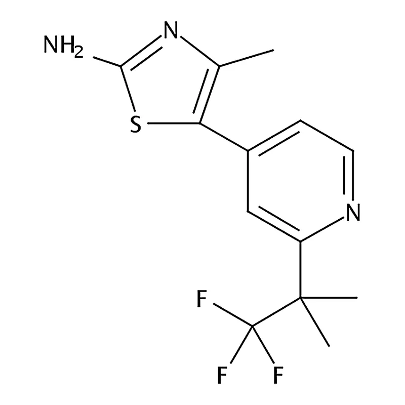RHAWN 4-Methyl-5-(2-(1,1,1-trifluoro-2-methylpropan-2-yl)pyridin-4-yl)thiazol-2-amine