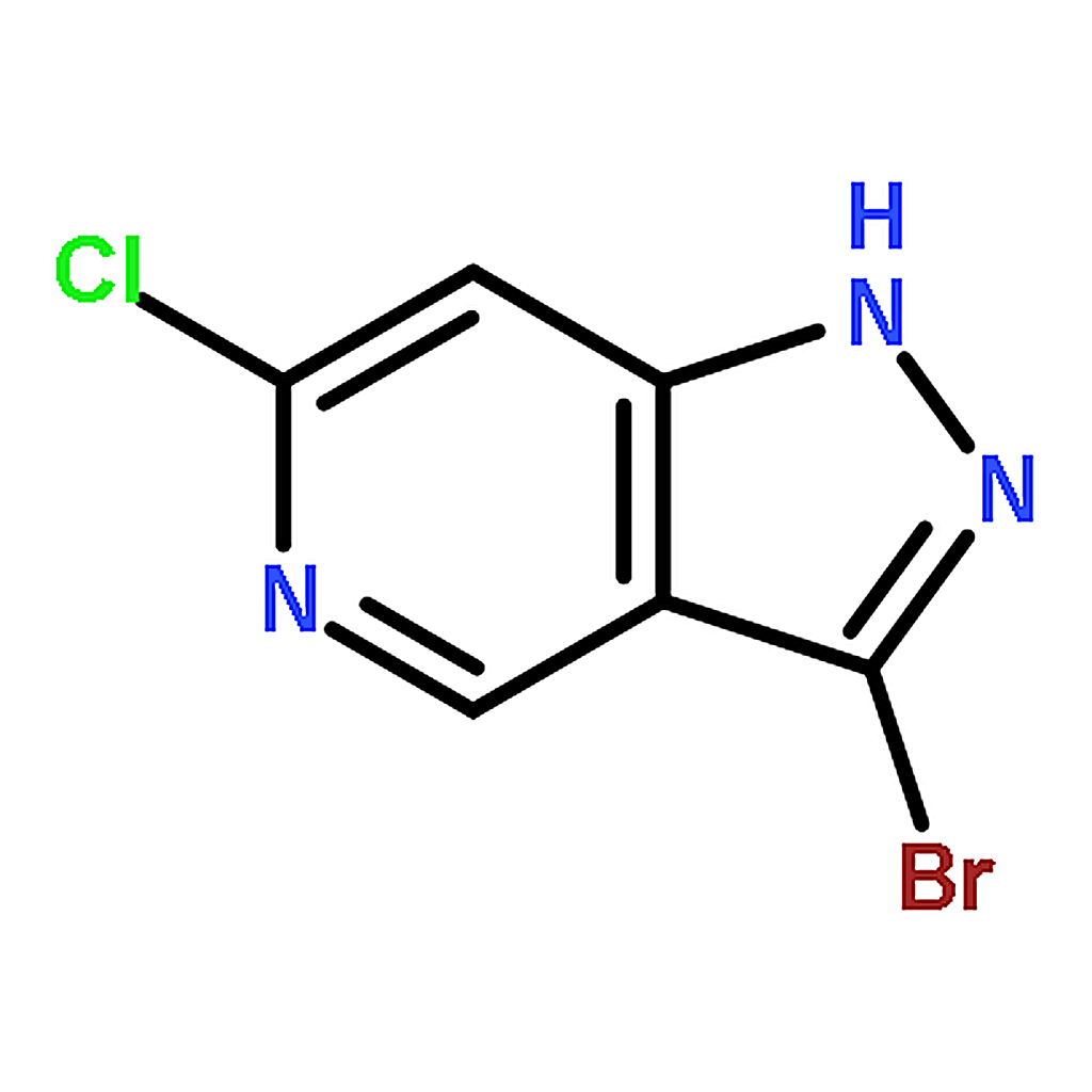 RHAWN 3-Bromo-6-chloro-1H-pyrazolo[4,3-c]pyridine