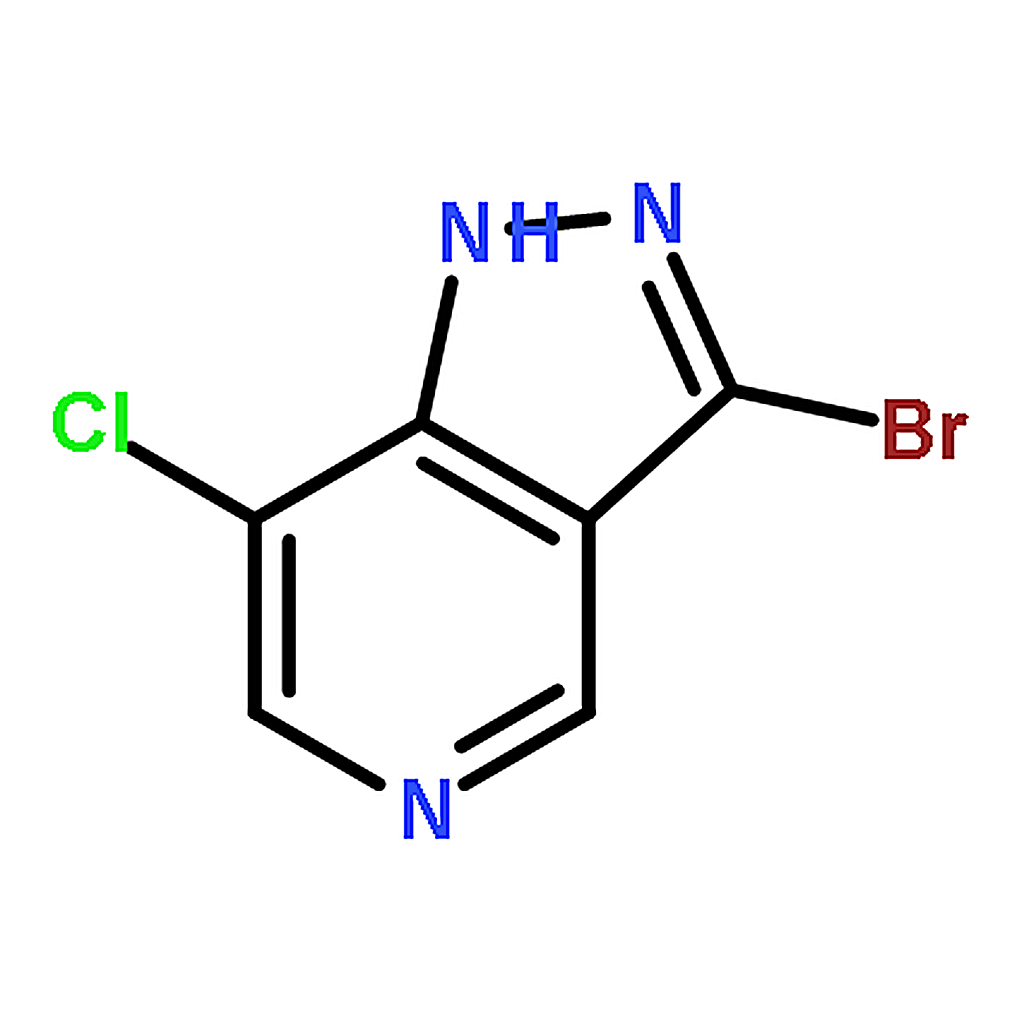RHAWN 3-Bromo-7-chloro-1H-pyrazolo[4,3-c]pyridine