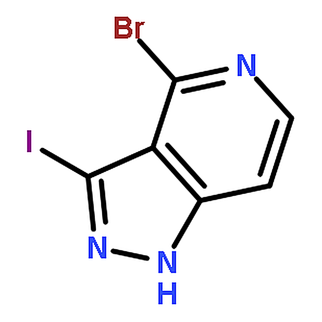 RHAWN 4-Bromo-3-iodo-1H-pyrazolo[4,3-c]pyridine