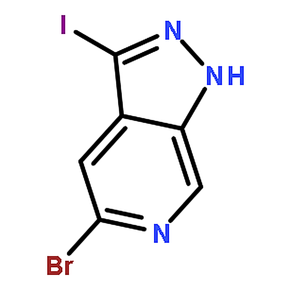 RHAWN 5-Bromo-3-iodo-1H-pyrazolo[3,4-c]pyridine