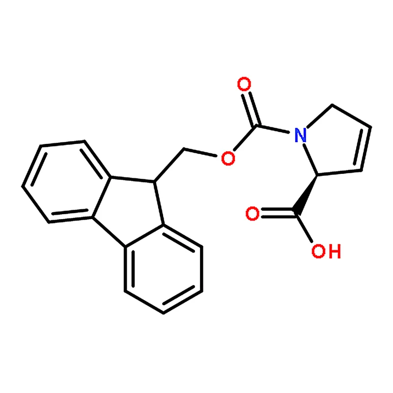 RHAWN (S)-1-(((9H-Fluoren-9-yl)methoxy)carbonyl)-2,5-dihydro-1H-pyrrole-2-carboxylic acid
