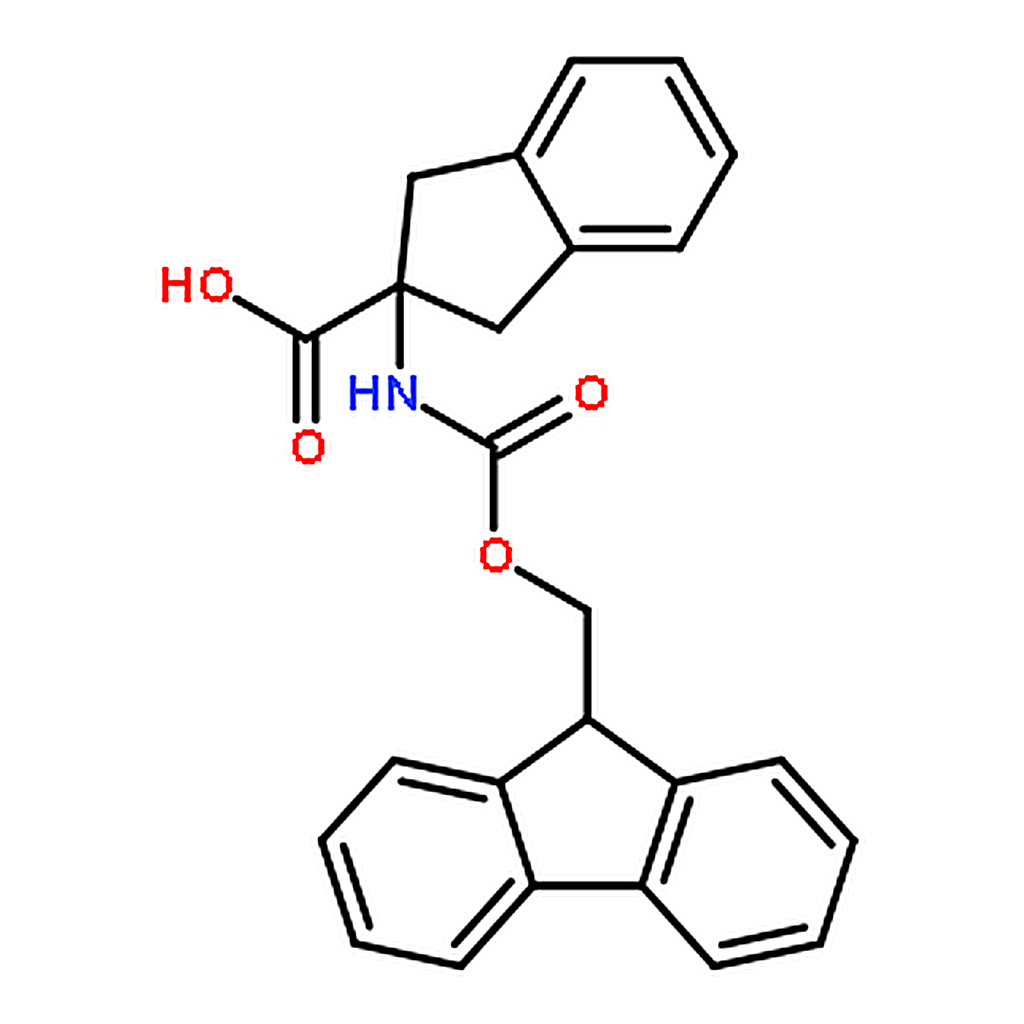 RHAWN 2-((((9H-Fluoren-9-yl)methoxy)carbonyl)amino)-2,3-dihydro-1H-indene-2-carboxylic acid