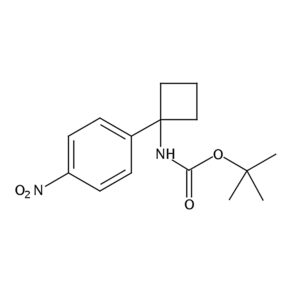 RHAWN tert-butyl 1-(4-nitrophenyl)cyclobutylcarbaMate