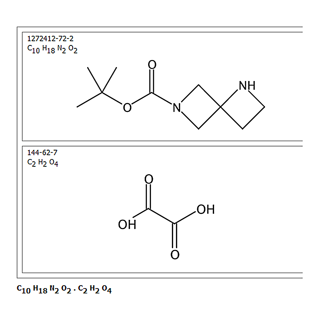RHAWN tert-Butyl 1，6-diazaspiro[3.3]heptane-6-carboxylate oxalate