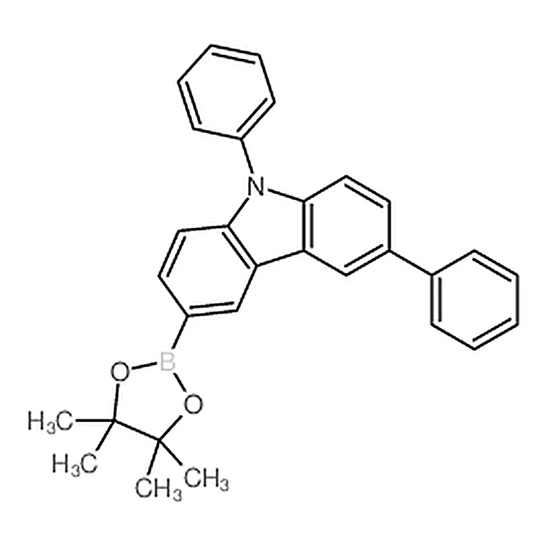 RHAWN 3,9-Diphenyl-6-(4,4,5,5-tetramethyl-1,3,2-dioxaborolan-2-yl)-9H-carbazole