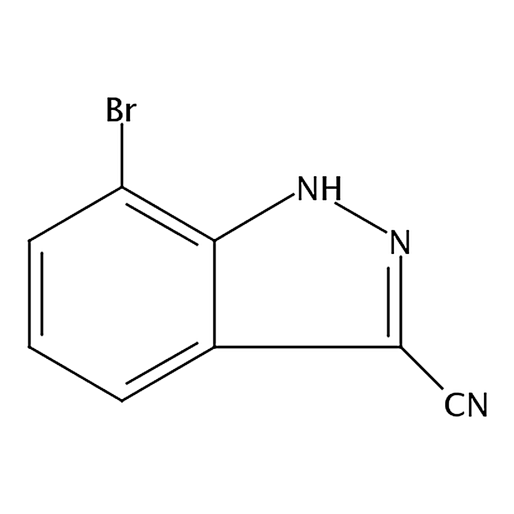 RHAWN 7-Bromo-1H-indazole-3-carbonitrile