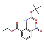 RHAWN Ethyl 2-((tert-butoxycarbonyl)amino)-3-nitrobenzoate