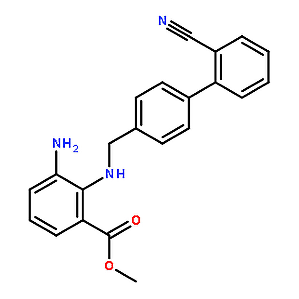 RHAWN Methyl 3-amino-2-[[(2'-cyanobiphenyl-4-yl)methyl]amino]benzoate