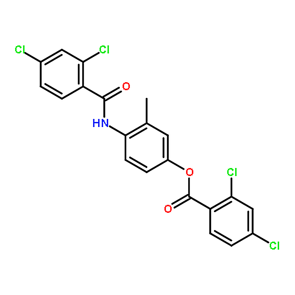 RHAWN 2，4-Dichloro-N-[4-(2，4-dichlorobenzoyloxy)-2-methylphenyl]benzamide