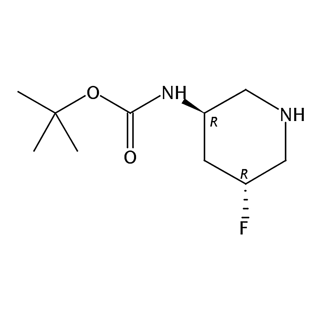 RHAWN tert-Butyl ((3R,5R)-5-fluoropiperidin-3-yl)carbamate
