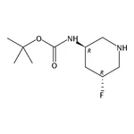 RHAWN tert-Butyl ((3R,5R)-5-fluoropiperidin-3-yl)carbamate