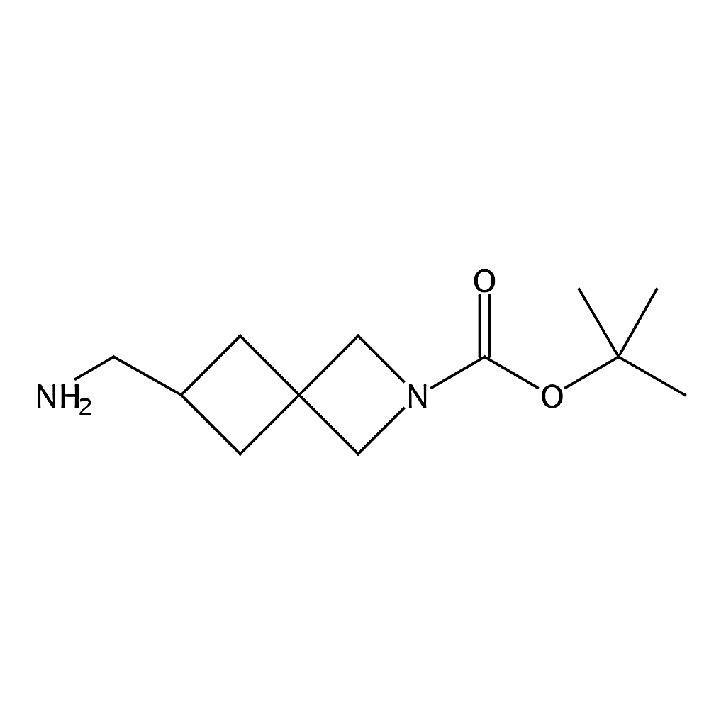 RHAWN tert-butyl 6-(aminomethyl)-2-azaspiro[3.3]heptane-2-carboxylate