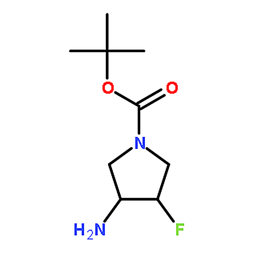 RHAWN trans-tert-Butyl 3-amino-4-fluoropyrrolidine-1-carboxylate