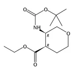 RHAWN CIS-ETHYL 3-(BOC-AMINO)-TETRAHYDRO-2H-PYRAN-4-CARBOXYLATE