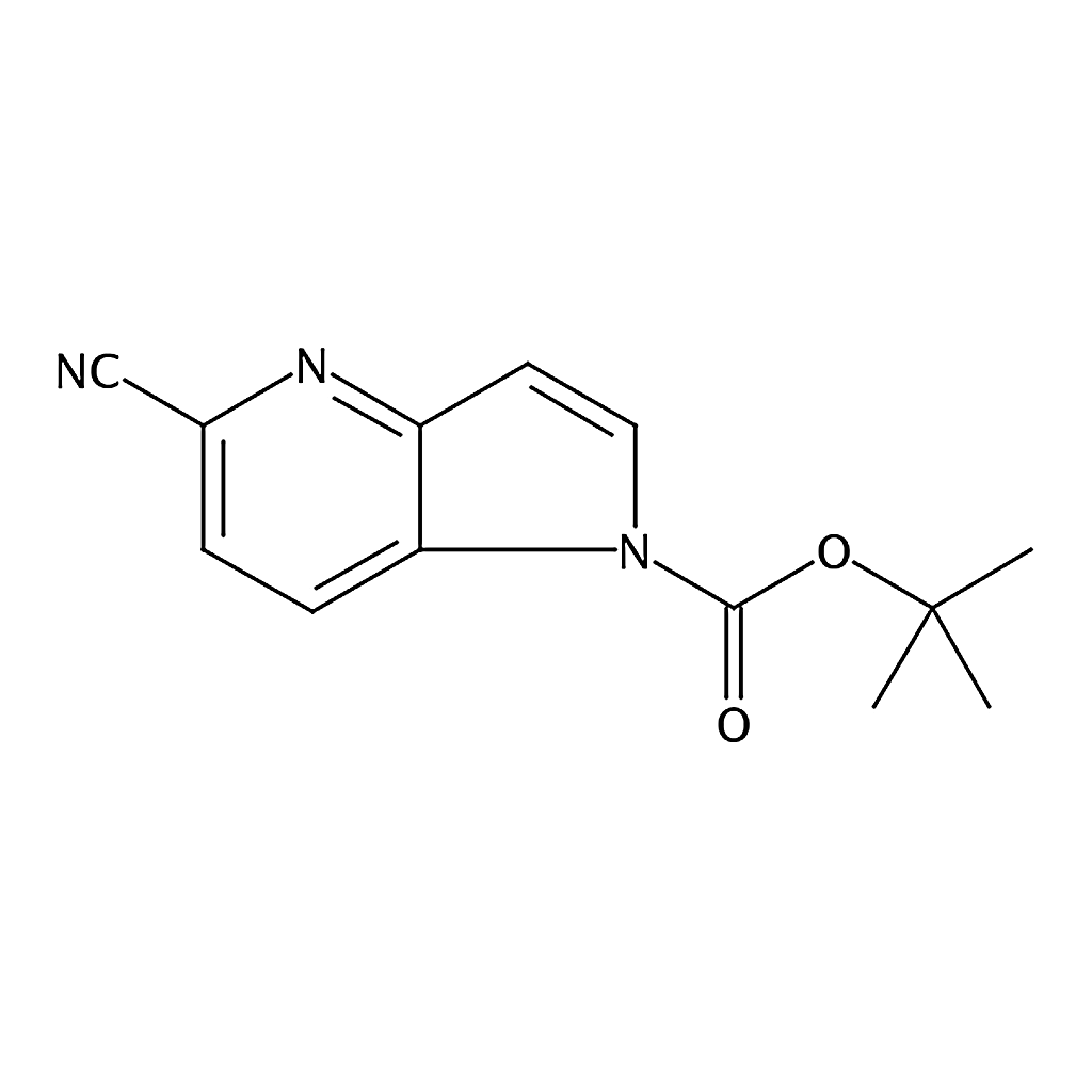 RHAWN tert-Butyl 5-cyano-1H-pyrrolo[3，2-b]pyridine-1-carboxylate