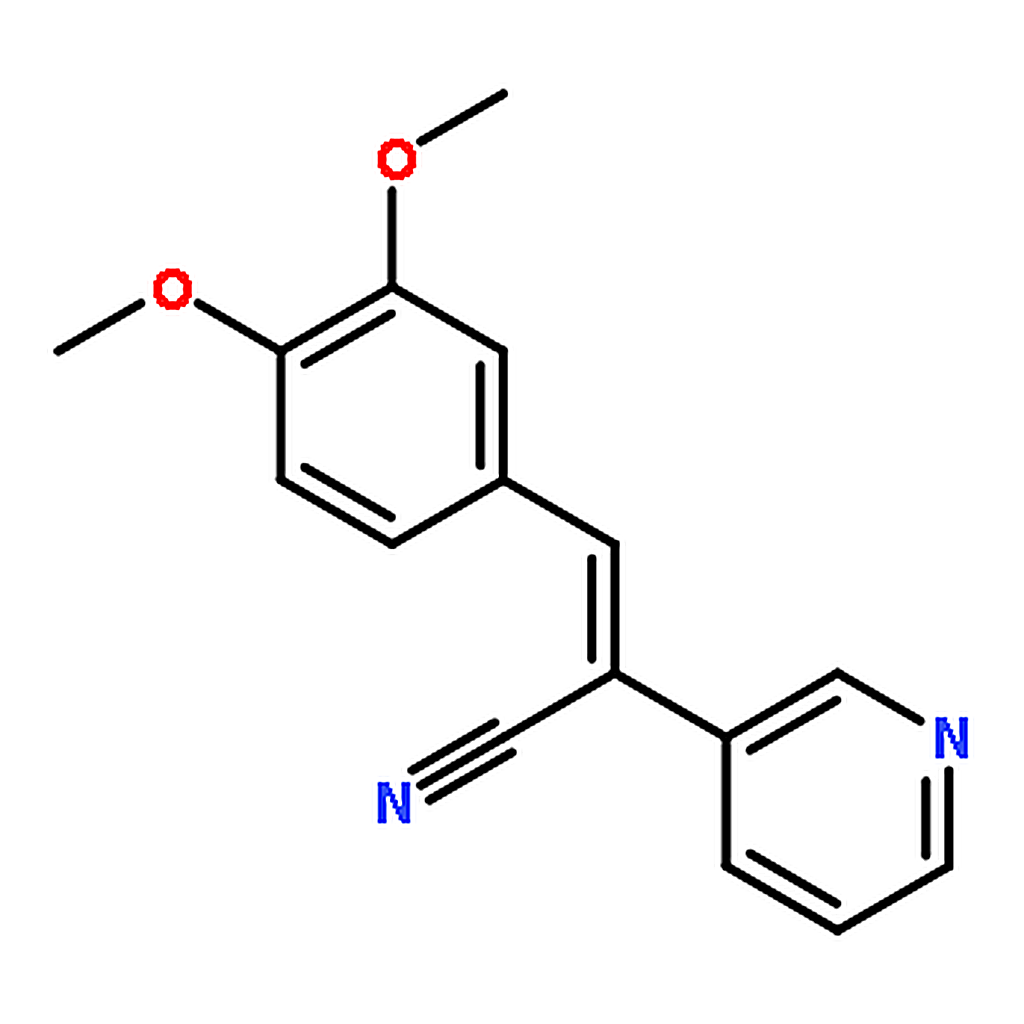 RHAWN 3-(3,4-Dimethoxyphenyl)-2-(pyridin-3-yl)acrylonitrile