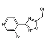 RHAWN 3-(3-Bromopyridin-4-yl)-5-(chloromethyl)-1,2,4-oxadiazole
