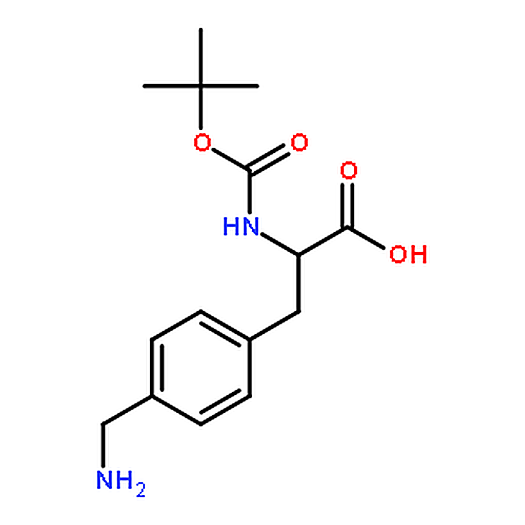 RHAWN (S)-3-(4-(Aminomethyl)phenyl)-2-((tert-butoxycarbonyl)amino)propanoicacid