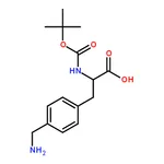 RHAWN (S)-3-(4-(Aminomethyl)phenyl)-2-((tert-butoxycarbonyl)amino)propanoicacid