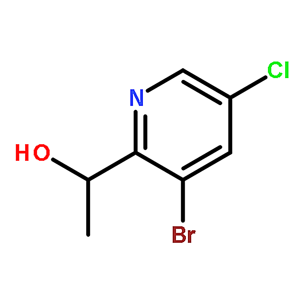 RHAWN 1-(3-Bromo-5-chloropyridin-2-yl)ethanol