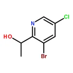 RHAWN 1-(3-Bromo-5-chloropyridin-2-yl)ethanol