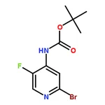 RHAWN tert-Butyl (2-bromo-5-fluoropyridin-4-yl)carbamate