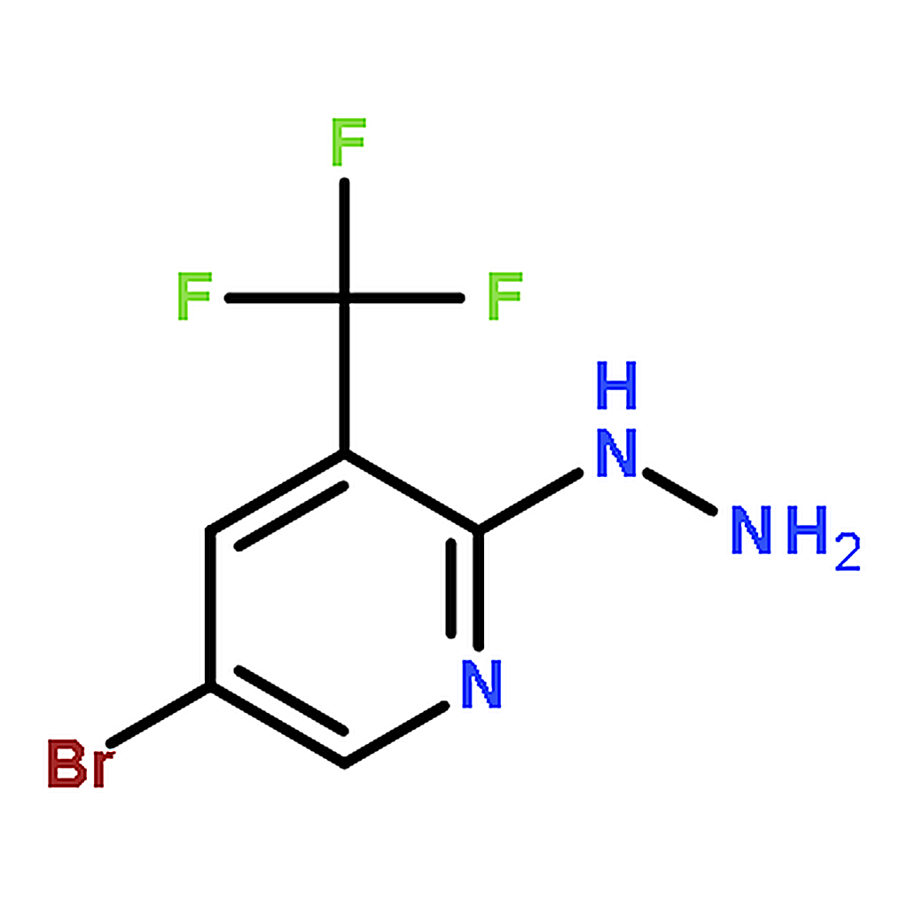 RHAWN 1-(5-bromo-3-(trifluoromethyl)pyridin-2-yl)hydrazine