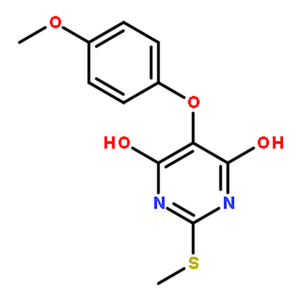 RHAWN 5-(4-Methoxyphenoxy)-2-(methylthio)pyrimidine-4，6-diol