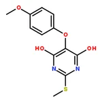 RHAWN 5-(4-Methoxyphenoxy)-2-(methylthio)pyrimidine-4,6-diol