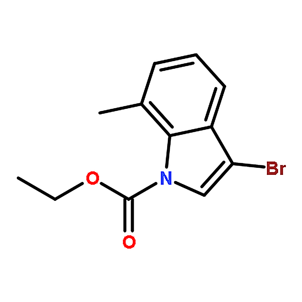RHAWN Ethyl 3-Bromo-7-methylindole-1-carboxylate
