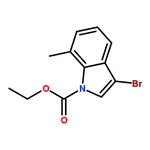 RHAWN Ethyl 3-Bromo-7-methylindole-1-carboxylate