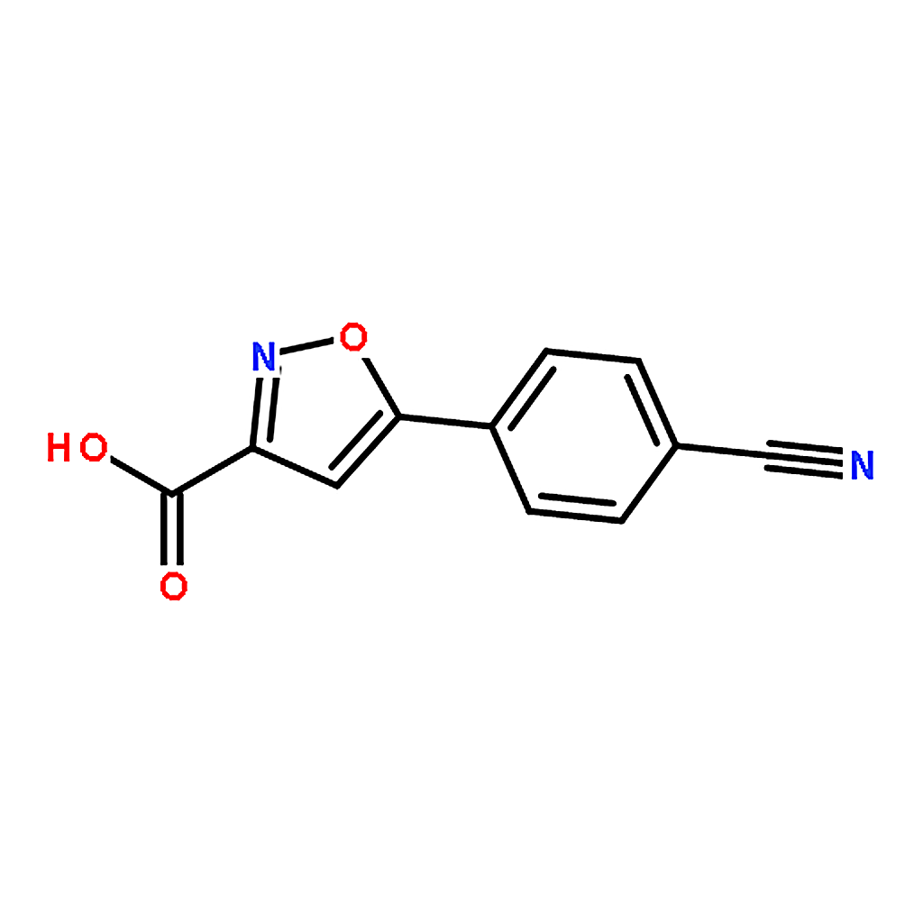 RHAWN 5-(4-Cyanophenyl)isoxazole-3-carboxylic Acid
