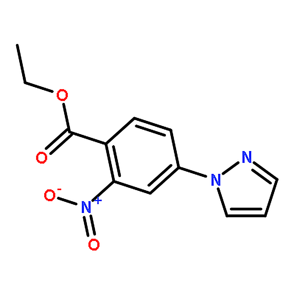 RHAWN Ethyl 2-Nitro-4-(1-pyrazolyl)benzoate