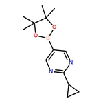 RHAWN 2-Cyclopropyl-5-(4,4,5,5-tetramethyl-1,3,2-dioxaborolan-2-yl)pyrimidine
