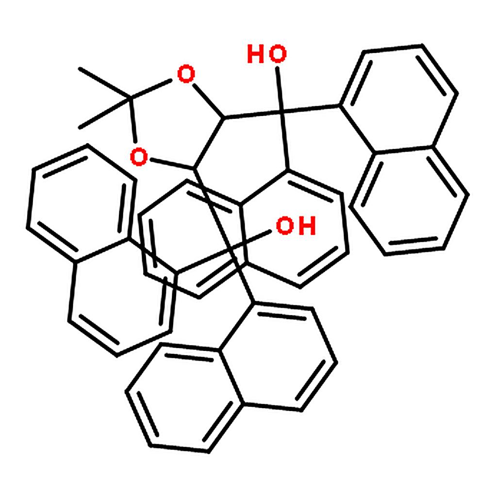 RHAWN (4R，5R)-2，2-Dimethyl-，，'，'-tetra(1-naphthyl)-1，3-dioxolane-4，5-dimethanol