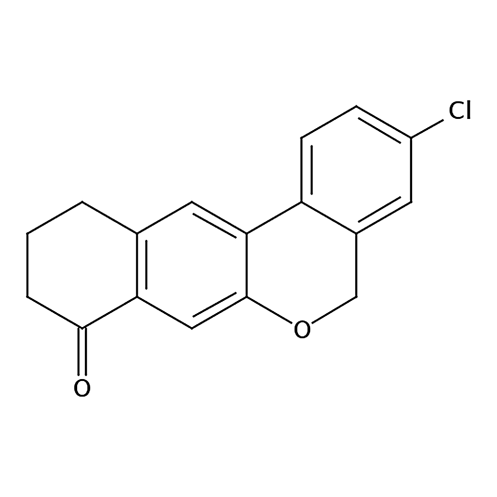 RHAWN 3-Chloro-10,11-dihydro-5H-dibenzo[c,g]chromen-8(9H)-one