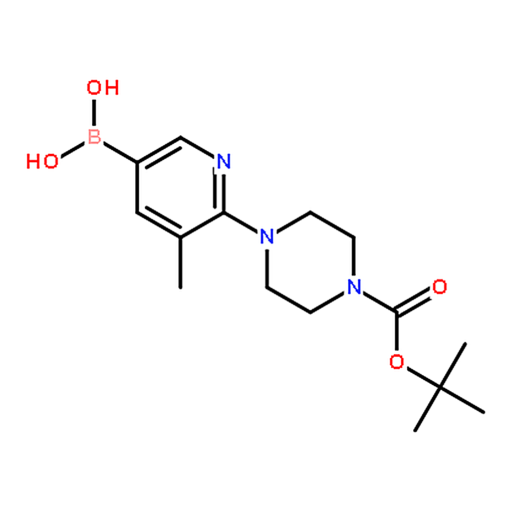 RHAWN (6-(4-(tert-Butoxycarbonyl)piperazin-1-yl)-5-methylpyridin-3-yl)boronic acid